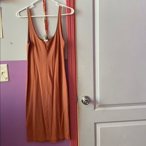 Salmon Bodycon dress